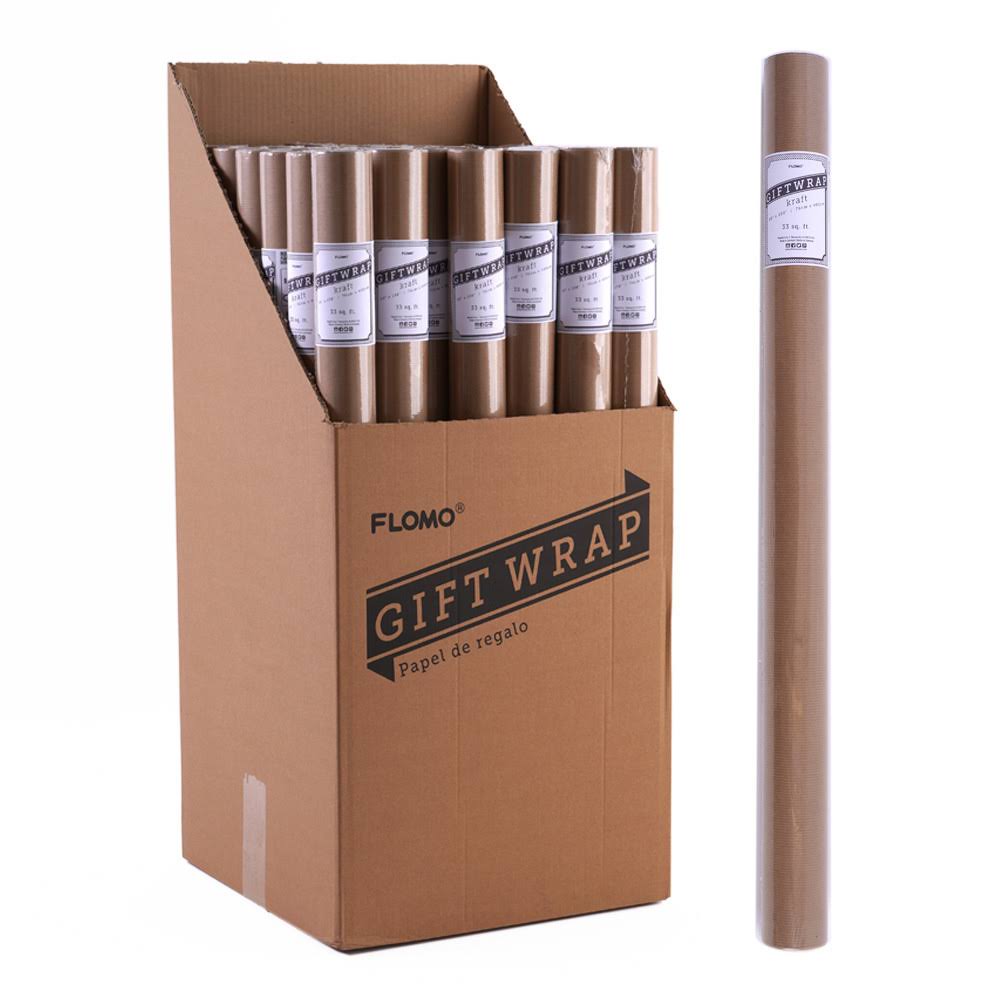 33 Solid Brown Kraft Wrapping Paper Case of 36 R45625