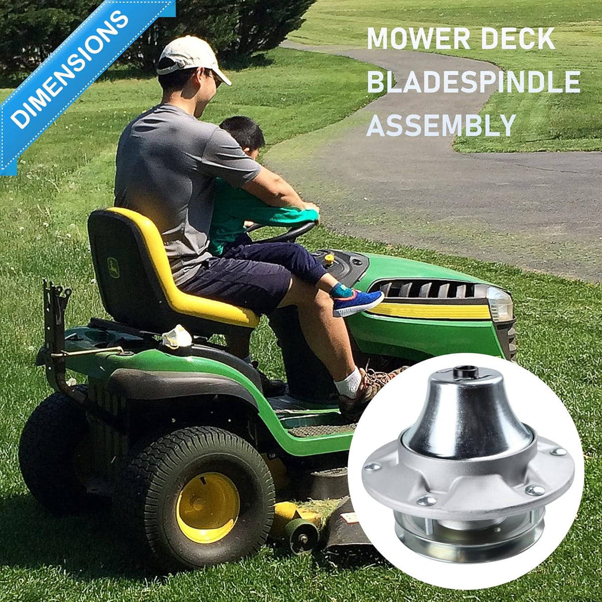 Spindle Assembly Pack of 2 for 60 inch Deck Mower A65794