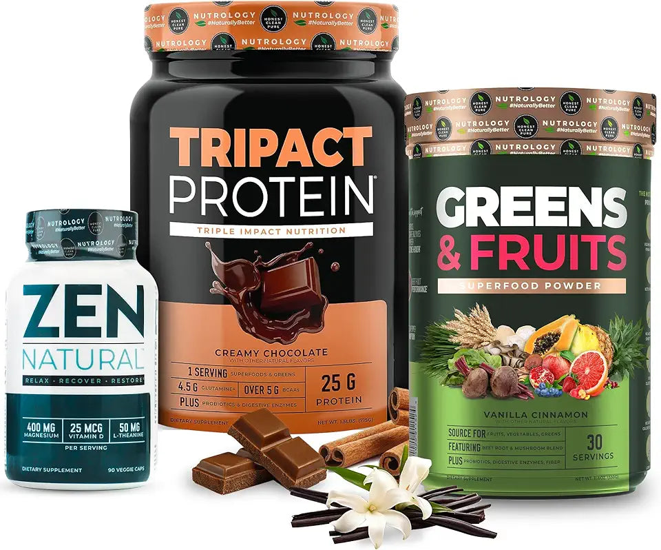 Muscle Recovery & Adrenal Health Antioxidants & Immune Support Superfoods & Probiotics Gluten Free M28187