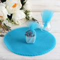 Turquoise 12" Tulle Circles 5 Packs of 25pcs O582610
