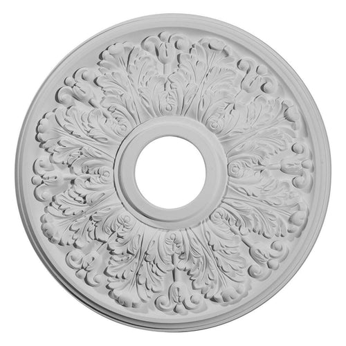 16 1/2x22OD x 3 5/8x22ID x 1 1/8x22P Hand-Painted Iridescent Gold Ceiling Medallion H384967