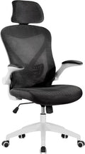 Office Chair with Headrest, Mesh Back, Armrests and Adjustable Seat with Wheels V42377