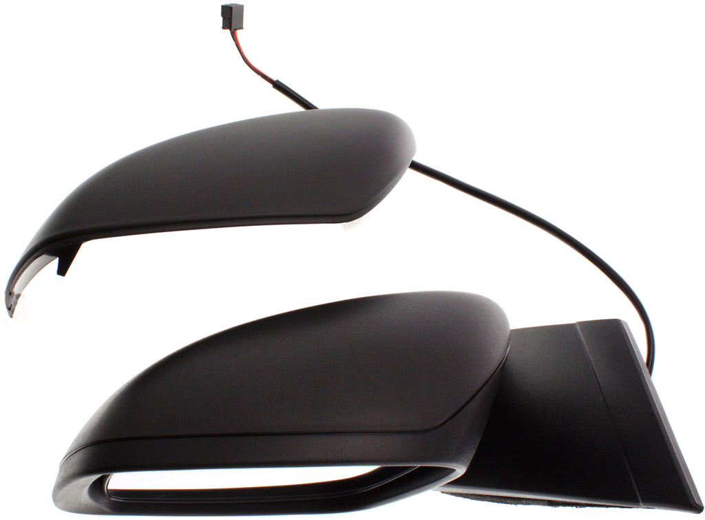Left Driver Side Heated Paintable Textured Black Mirror O18730