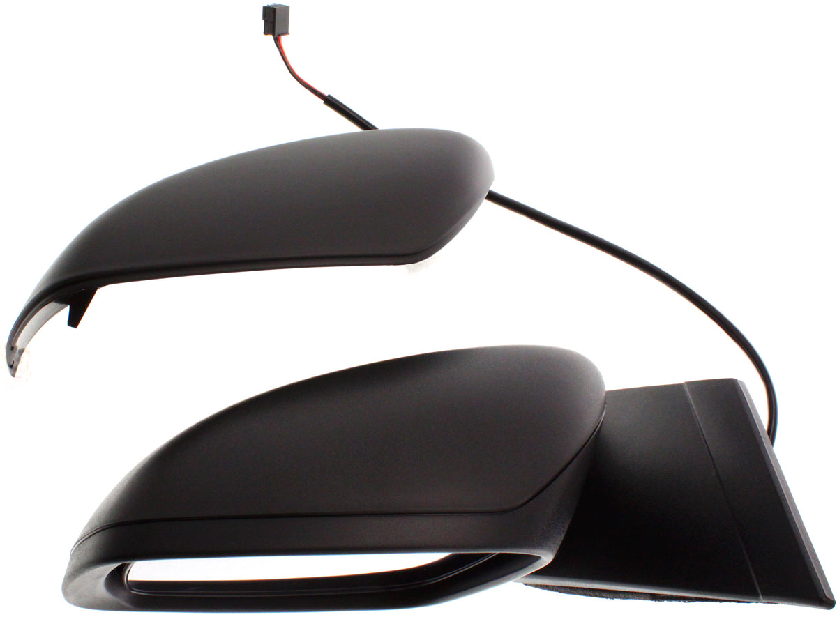 Left Driver Side Heated Paintable Textured Black Mirror O18730