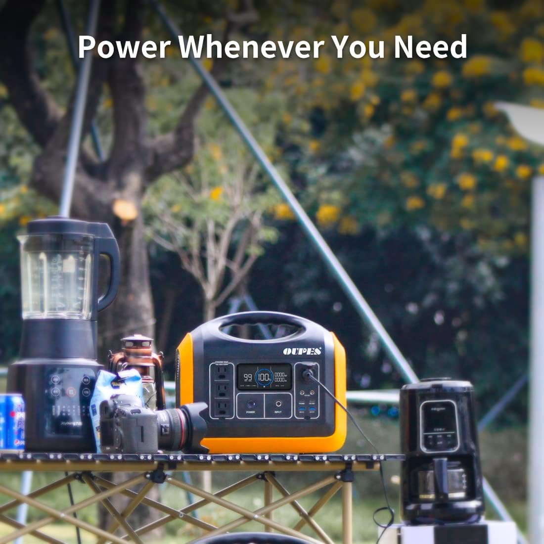Portable Power Station 1200W, 992Wh LiFePO4 Solar Generator Q1281