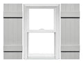 4 Board and Batten Joined Vinyl Shutters (1 Pair) - 14 x 39 Paintable F12964