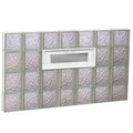 Ice Pattern Frameless Replacement Glass Block Window F1761