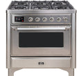 36 Dual Fuel Natural Gas Range in Stainless Steel P399