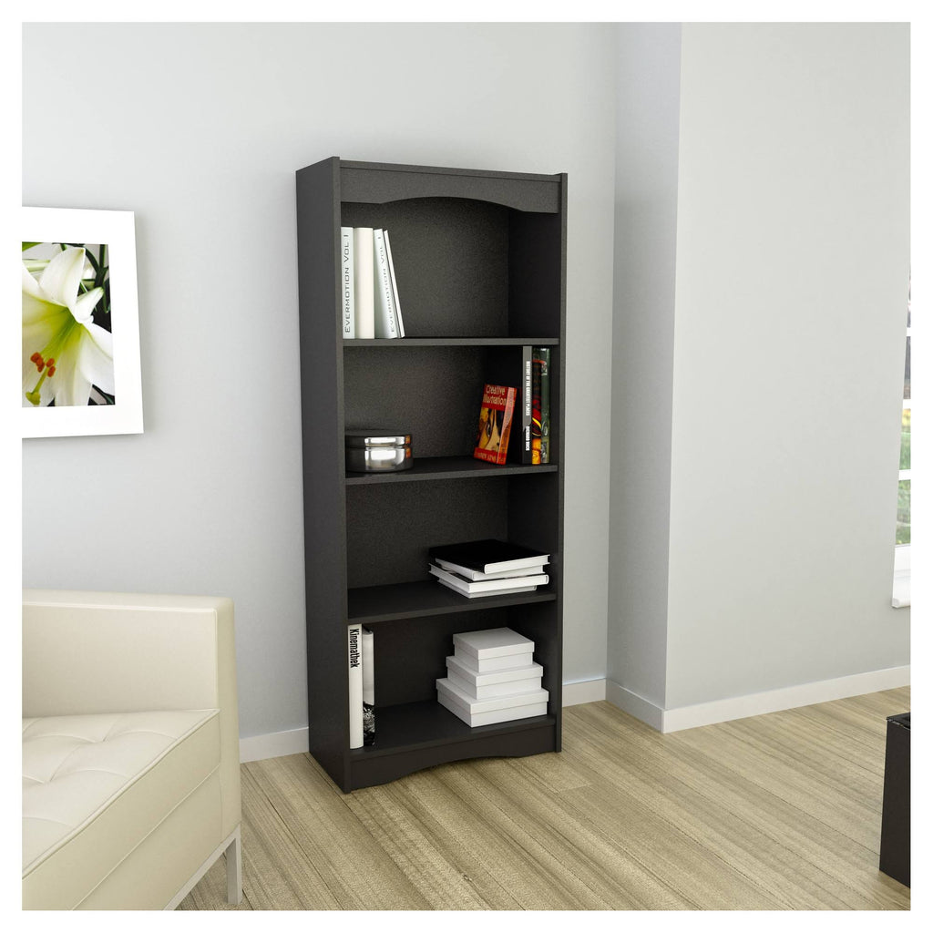 Midnight Black Tall Bookcase K486030