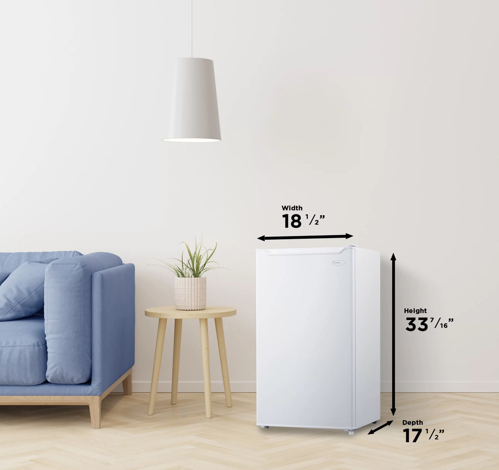 3.3 Cu. ft. Compact Fridge in White C159