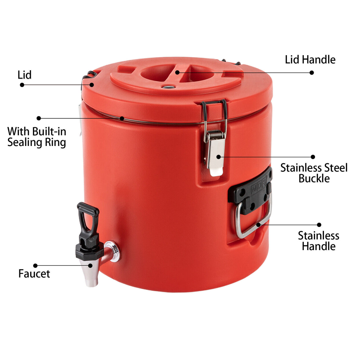 15L Hot & Cold Insulated Water Dispenser D84565