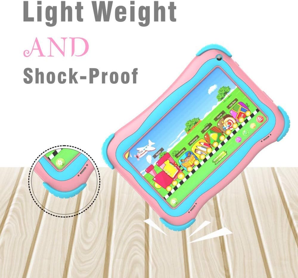 Pink Kids Tablet 7 Android Tablet 1GB + 32GB Pack of 2 H409317