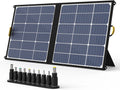100W Foldable Solar Panel with 10 Connectors, Dual USB & DC Output, IP65 Waterproof M1208