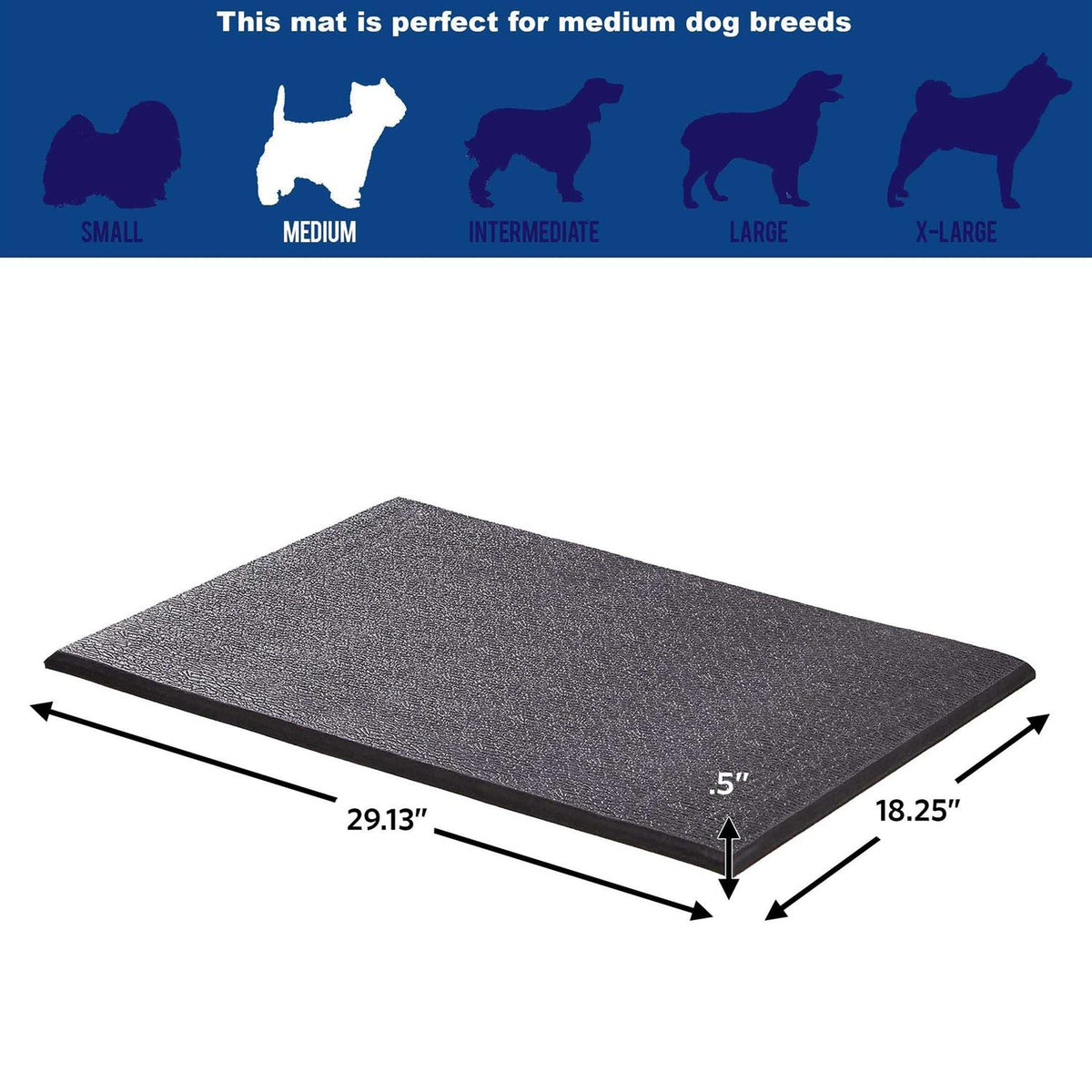 Cushioned Dog Crate Mat Y9847