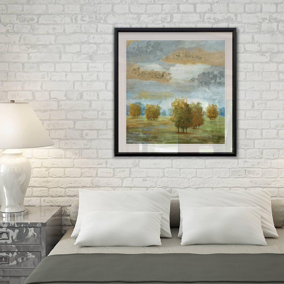 Framed Giclee Print 38x38 Y4459