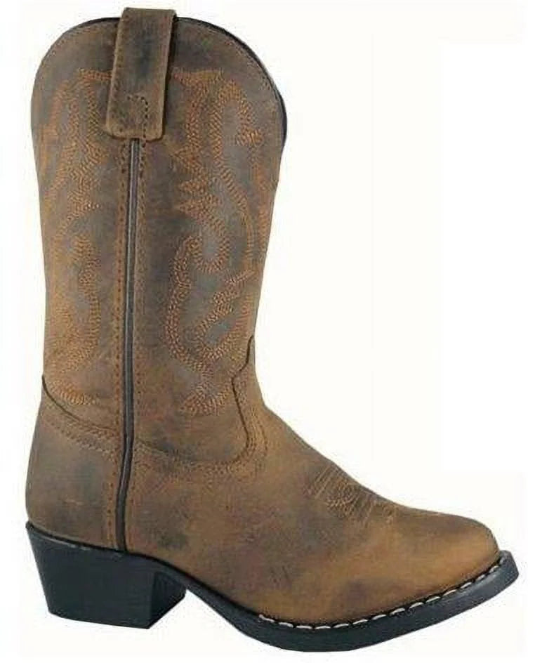 Denver Brown Oiled Leather Western Boots S604301