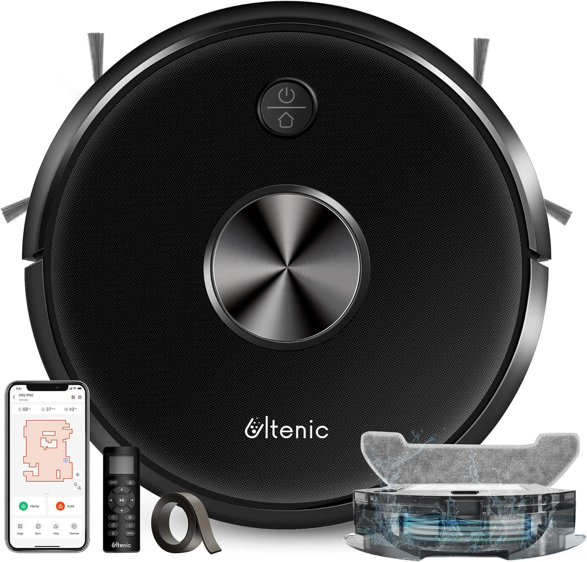 Robot Vacuum and Mop Combo, 3000Pa Suction Q546