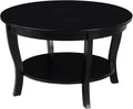 Dark Gray Round Coffee Table T694794