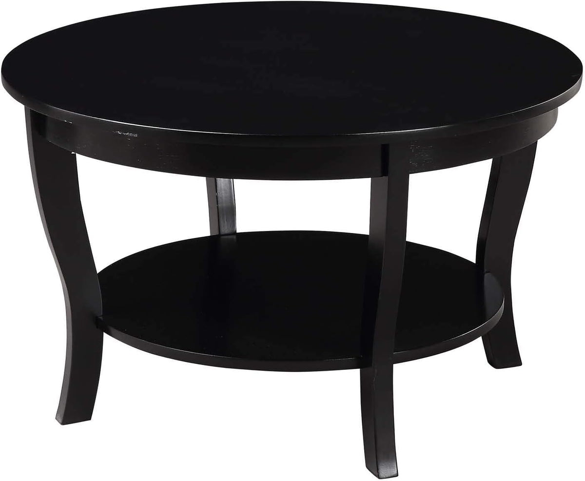 Dark Gray Round Coffee Table T694794