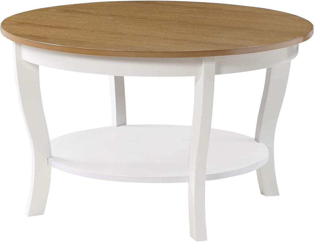 Dark Gray Round Coffee Table T694794