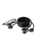 10 ft Dual DVI-D USB A-B Audio Combo Cable M16465