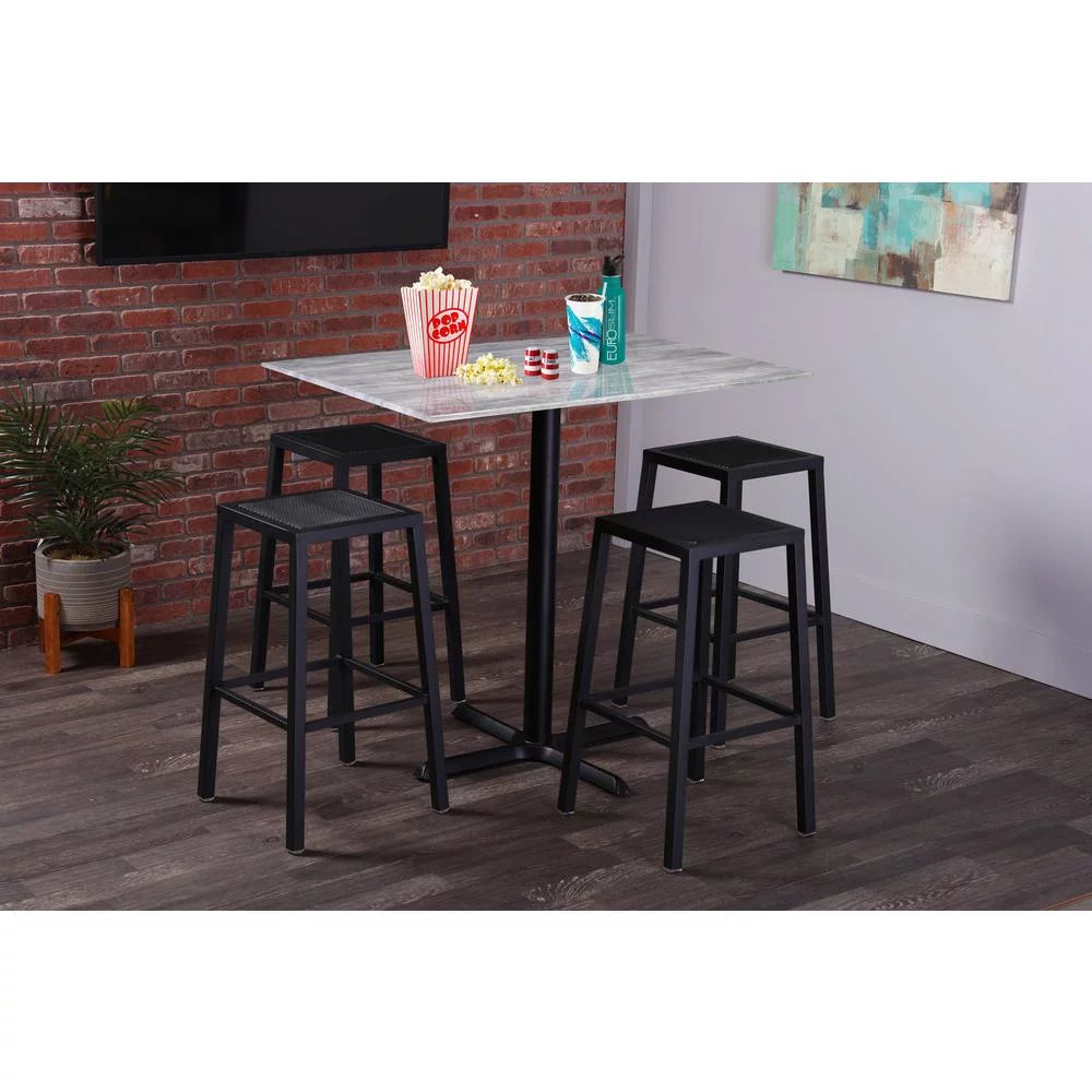 36" Diameter White Marble Indoor/Outdoor Table Top I87976