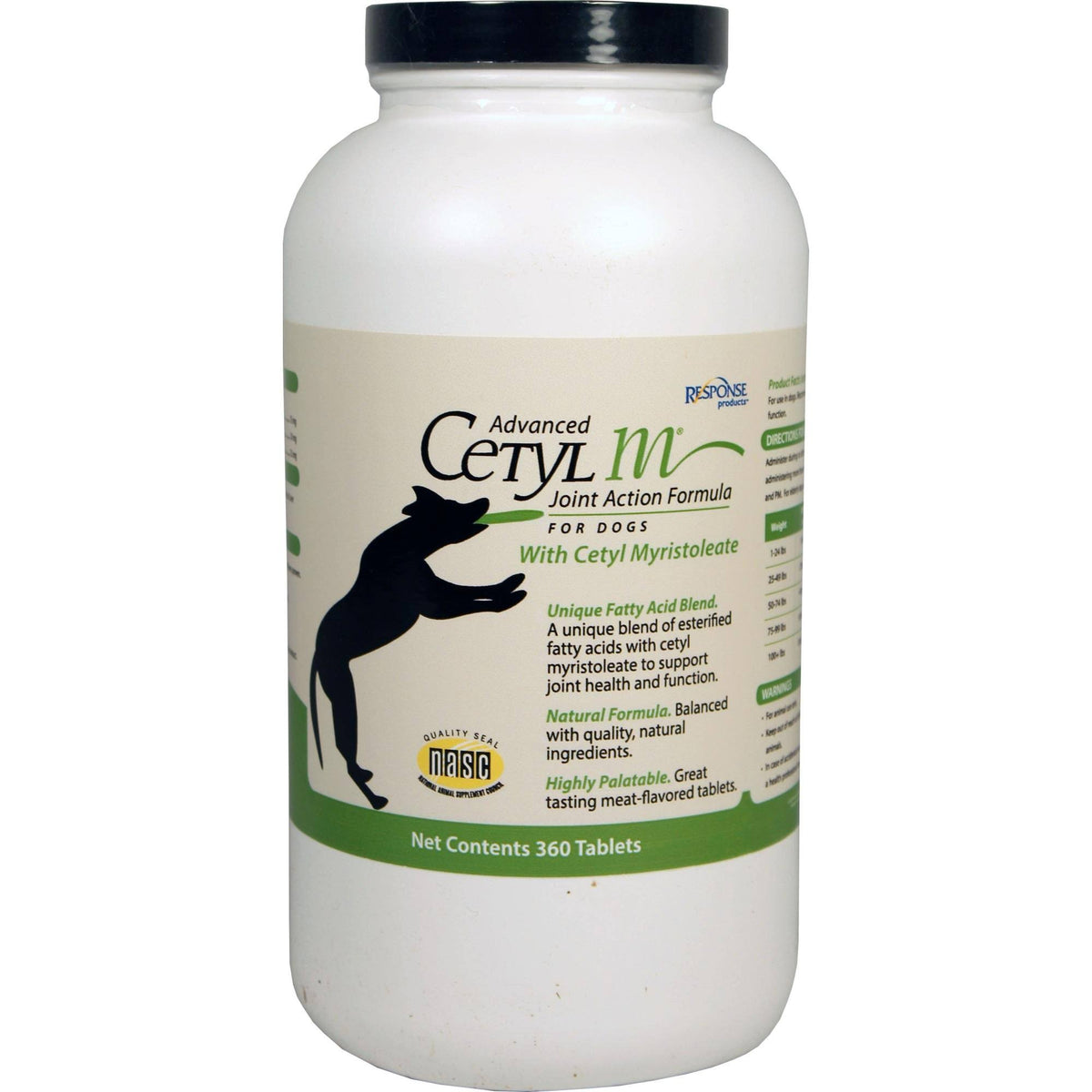 Advanced Cetyl M Joint Action Formula for Dogs 360 Count B6433