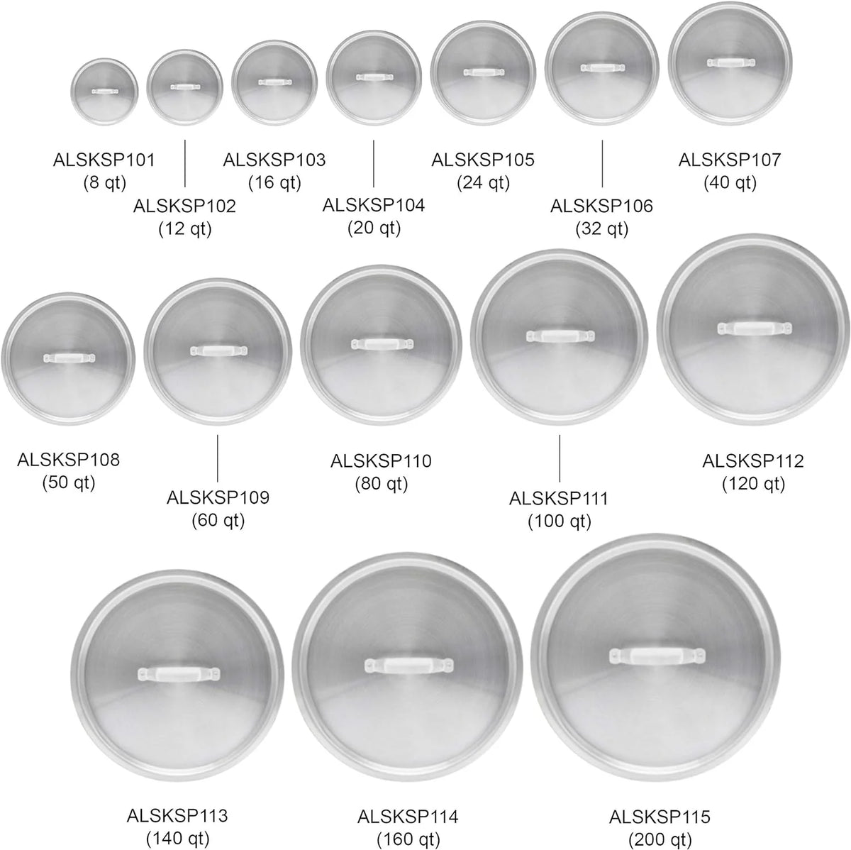 Aluminum Stock Lid 12 Quart E641458