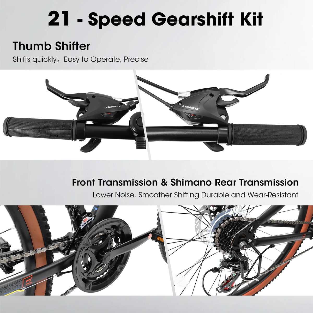 24 inch Mountain Bike with 21 Speed Disc Brakes A42150