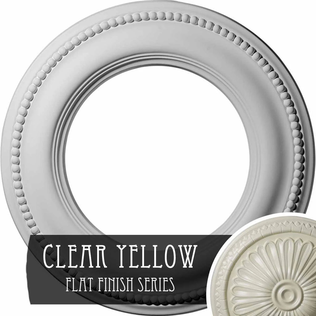 13x22OD x 7 1/2x22ID x 3/4x22P Clear Ceiling Medallion T5815