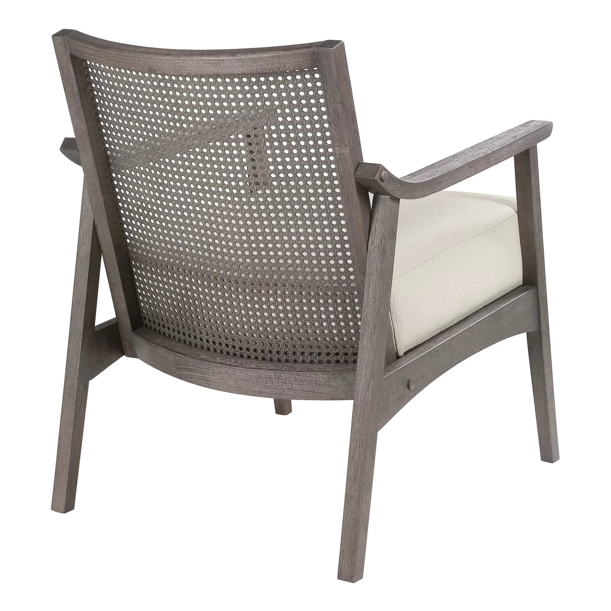 Linen Cream Fabric Arm Chair R6238