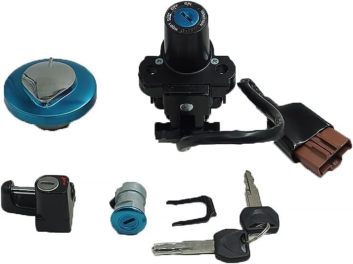 Ignition Switch Fuel Gas Cap Cover Seat Lock Key Set for Honda CRF250L 2013-2021, Pack of 2 R3863