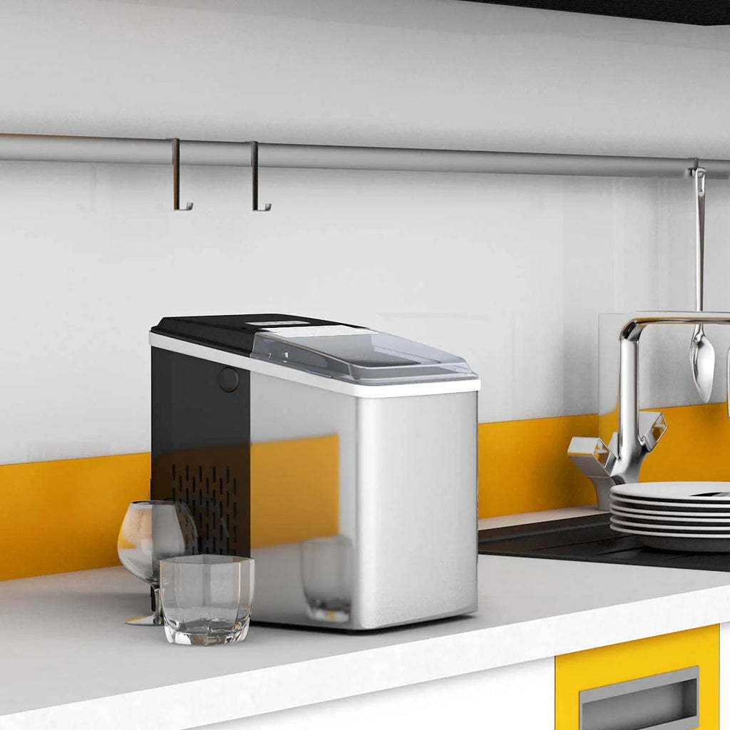 Portable Electric Ice Maker with Self-Cleaning W390091