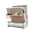 Linen Fabric Queen Sofa Bed P52381