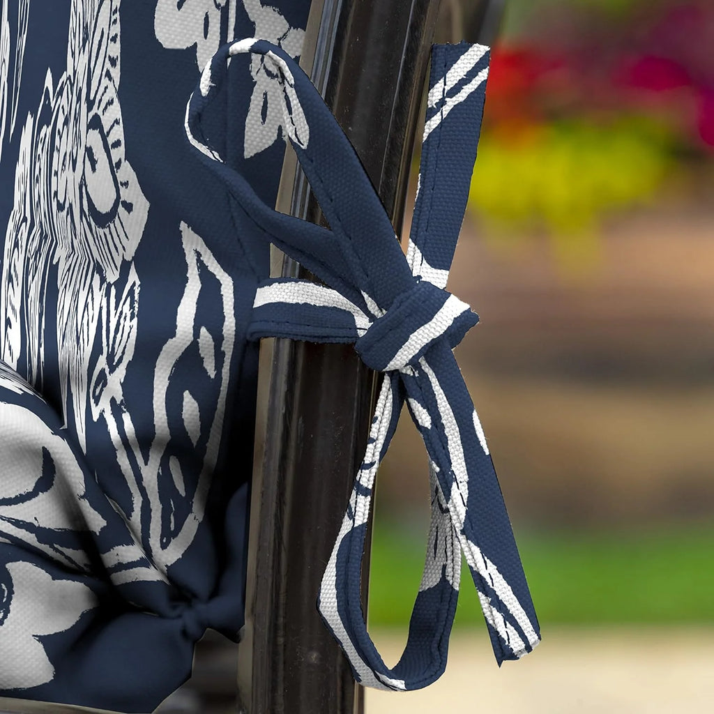 Sapphire Blue Outdoor Dining Chair Cushion 20 X 20 M267