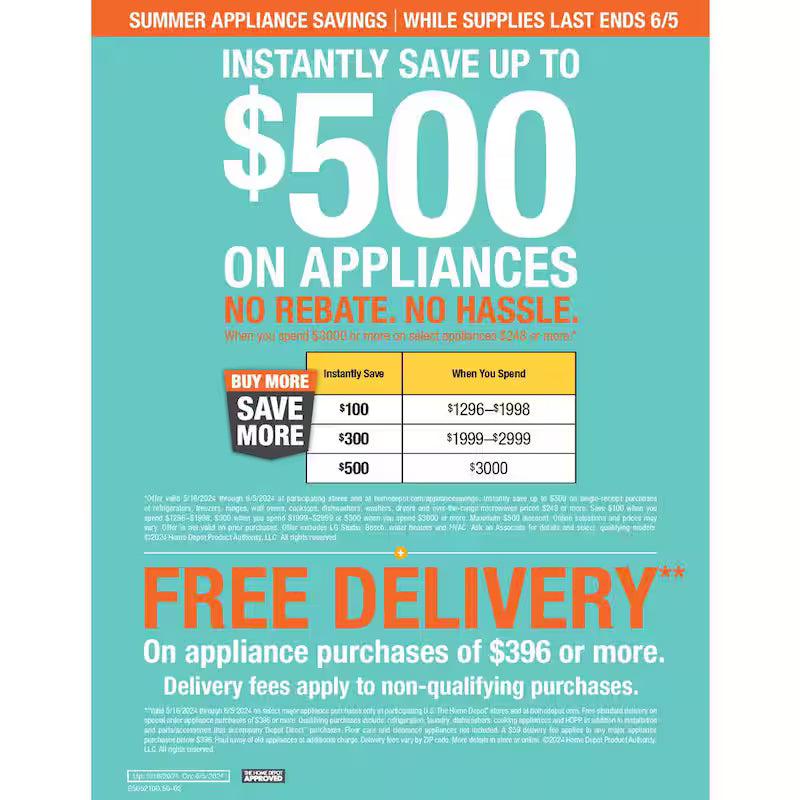 36 in. Wide 21.5 cu. ft. Counter-Depth 4-Door Stainless Steel Refrigerator Q418860