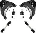 Front Upper Control Arms with Ball Joints and Sway Bars 6pc Set T469