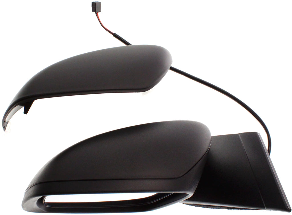Left Driver Side Heated Paintable Textured Black Mirror O18730