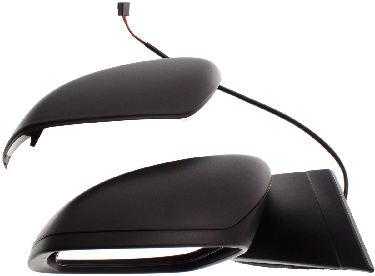 Left Driver Side Heated Paintable Textured Black Mirror O18730