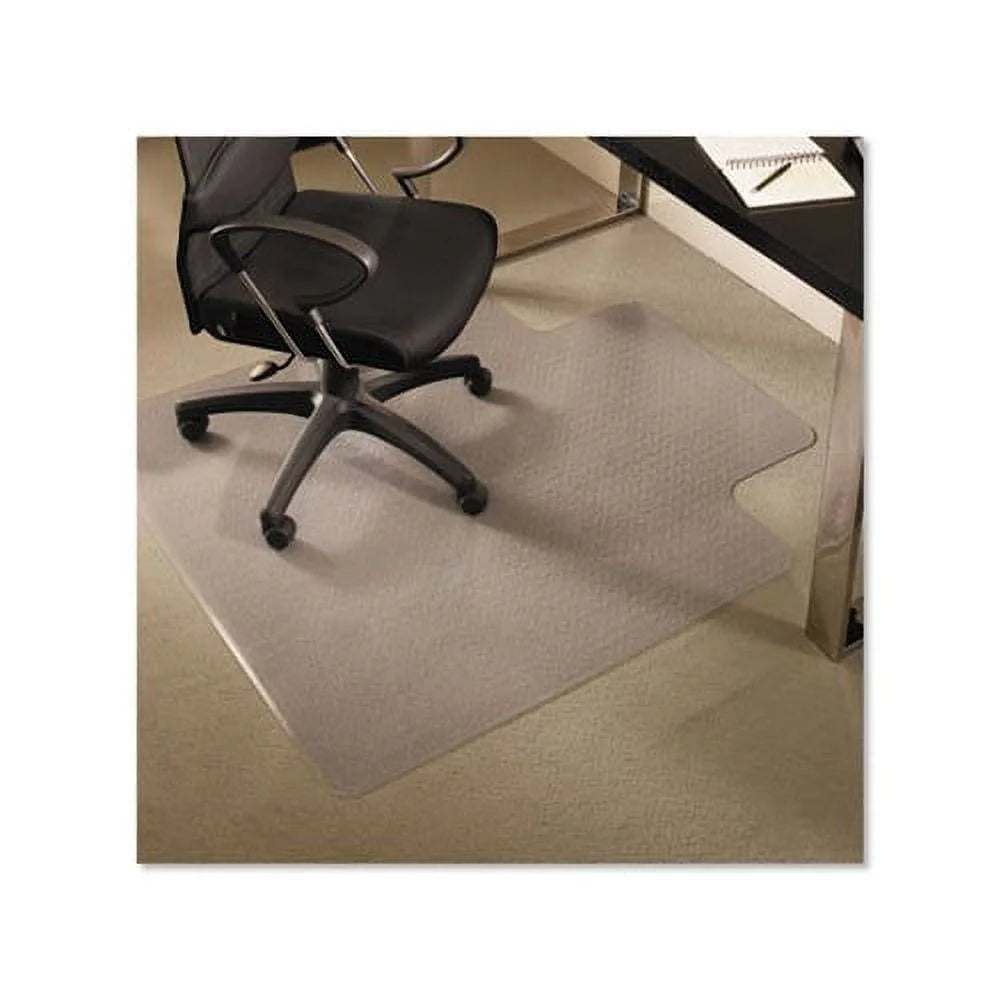 Clear Chair Mat for Medium Pile Carpet with Lip 45 x 53 D580