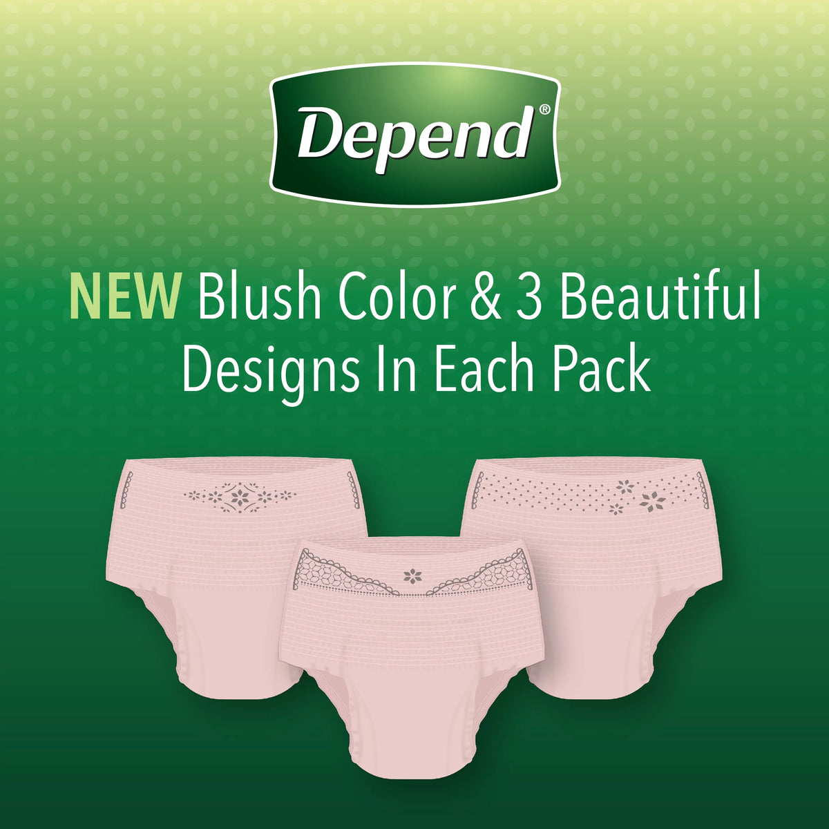 Incontinence Underwear for Women Maximum Absorbency M Blush 84 Count S60109