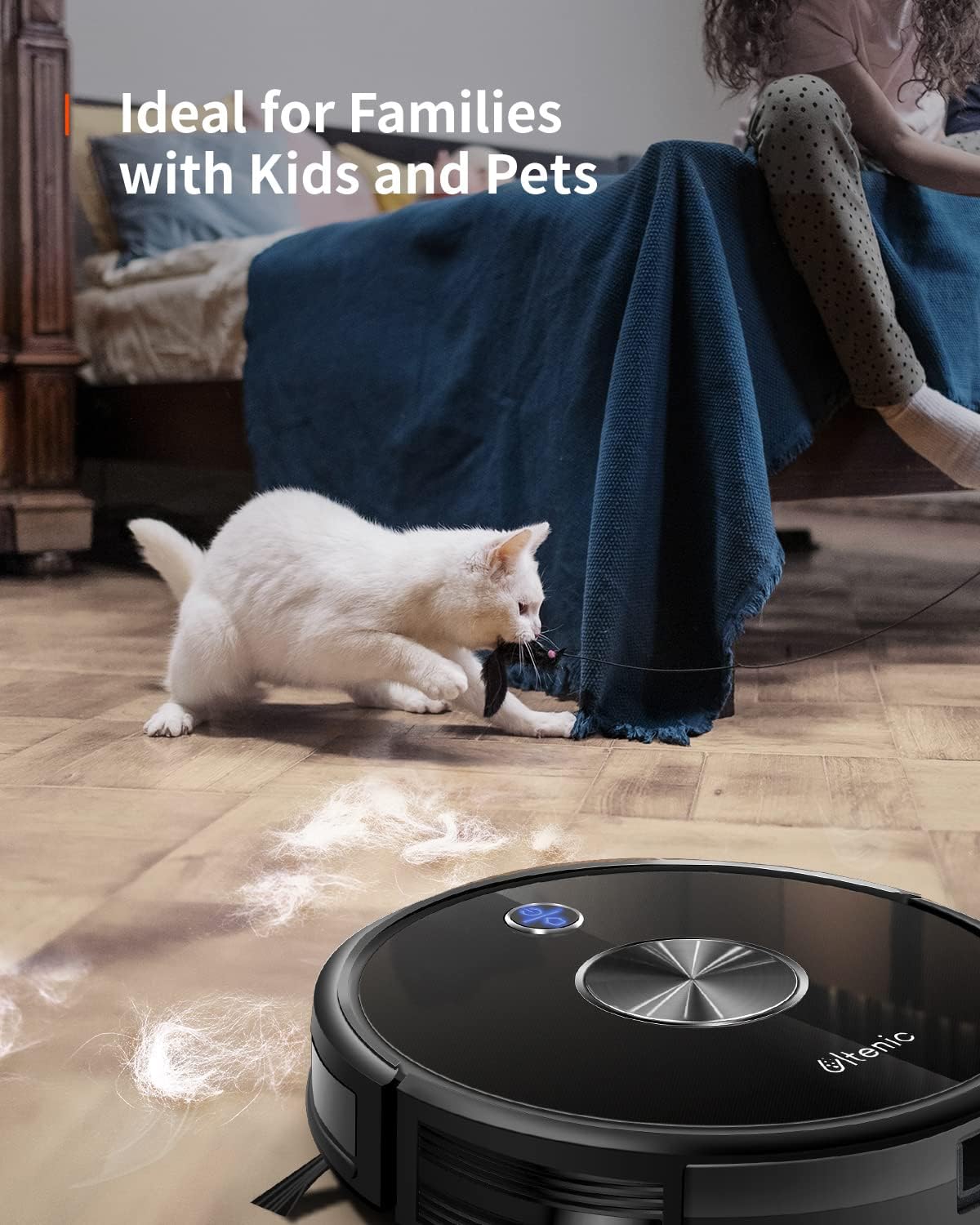 Robot Vacuum and Mop Combo, 3000Pa Suction Q546