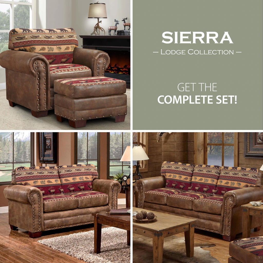 Arm Chair with Matching Ottoman Y68893