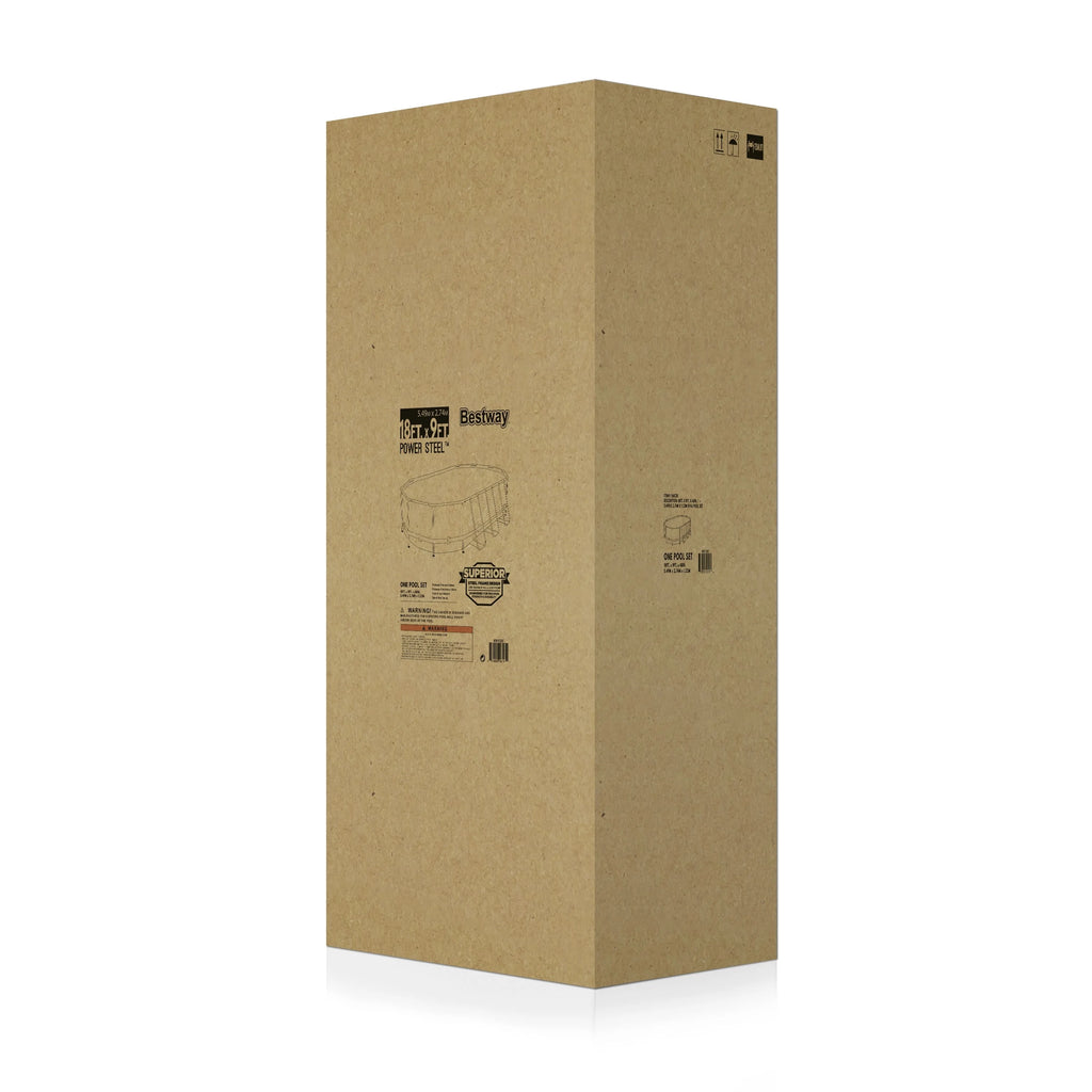 18' x 9' x 48'' Oval Above Ground Pool Set I4800
