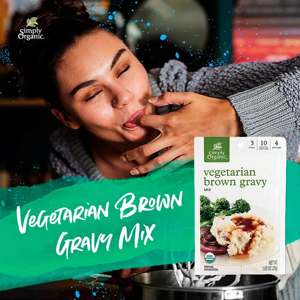 Organic Vegetarian Brown Gravy Mix 1 oz Pack of 12 F700