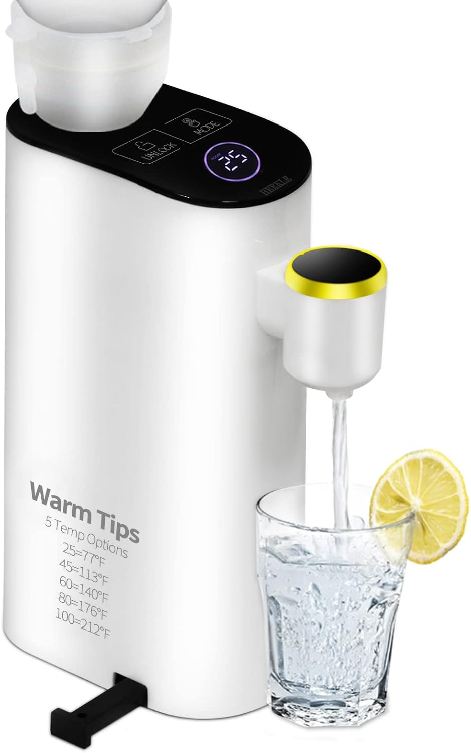 3s Instant Hot Water Dispenser Countertop with Touch Screen and Child Safety Lock U669479