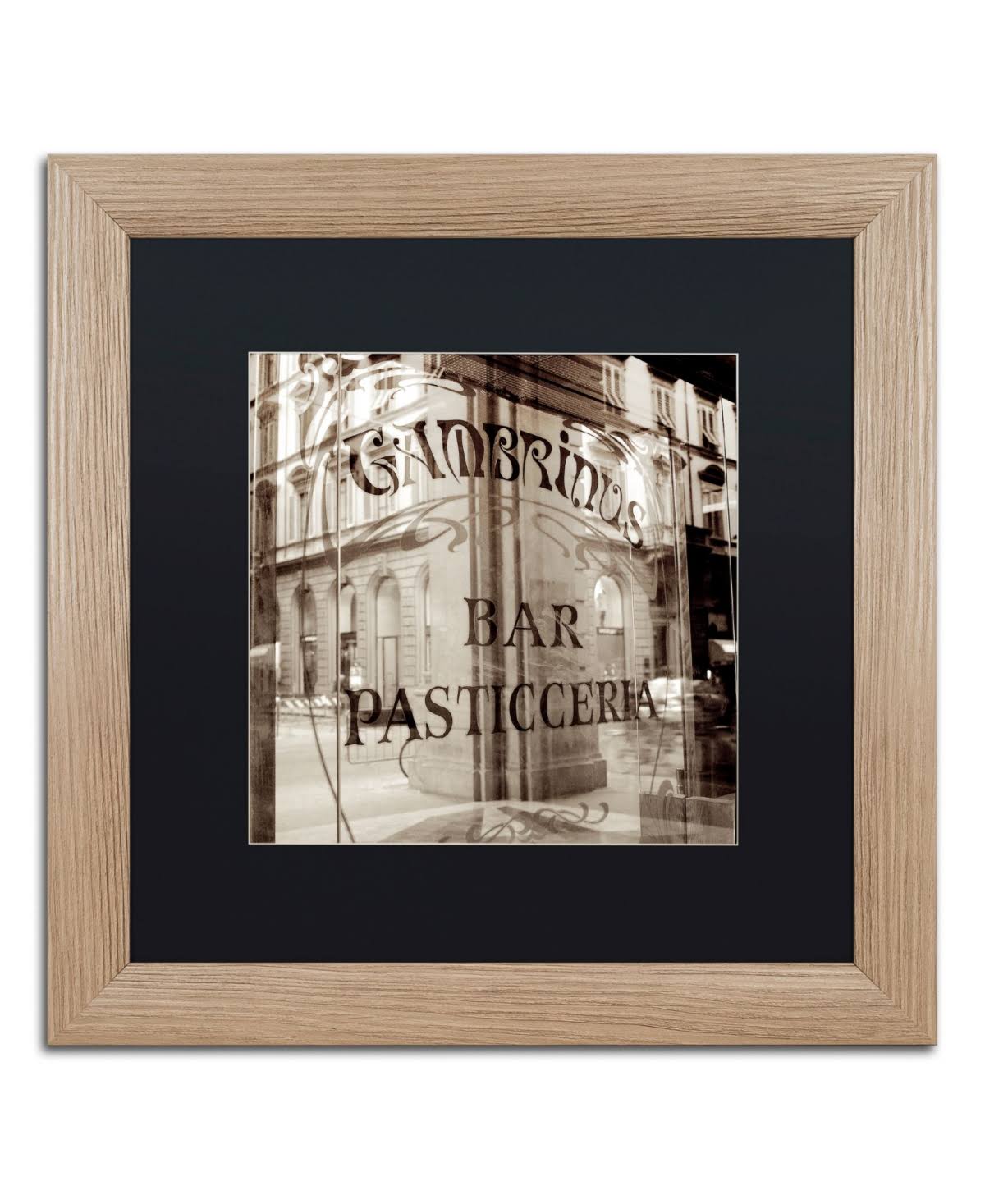 Black Matted Framed Art O65340