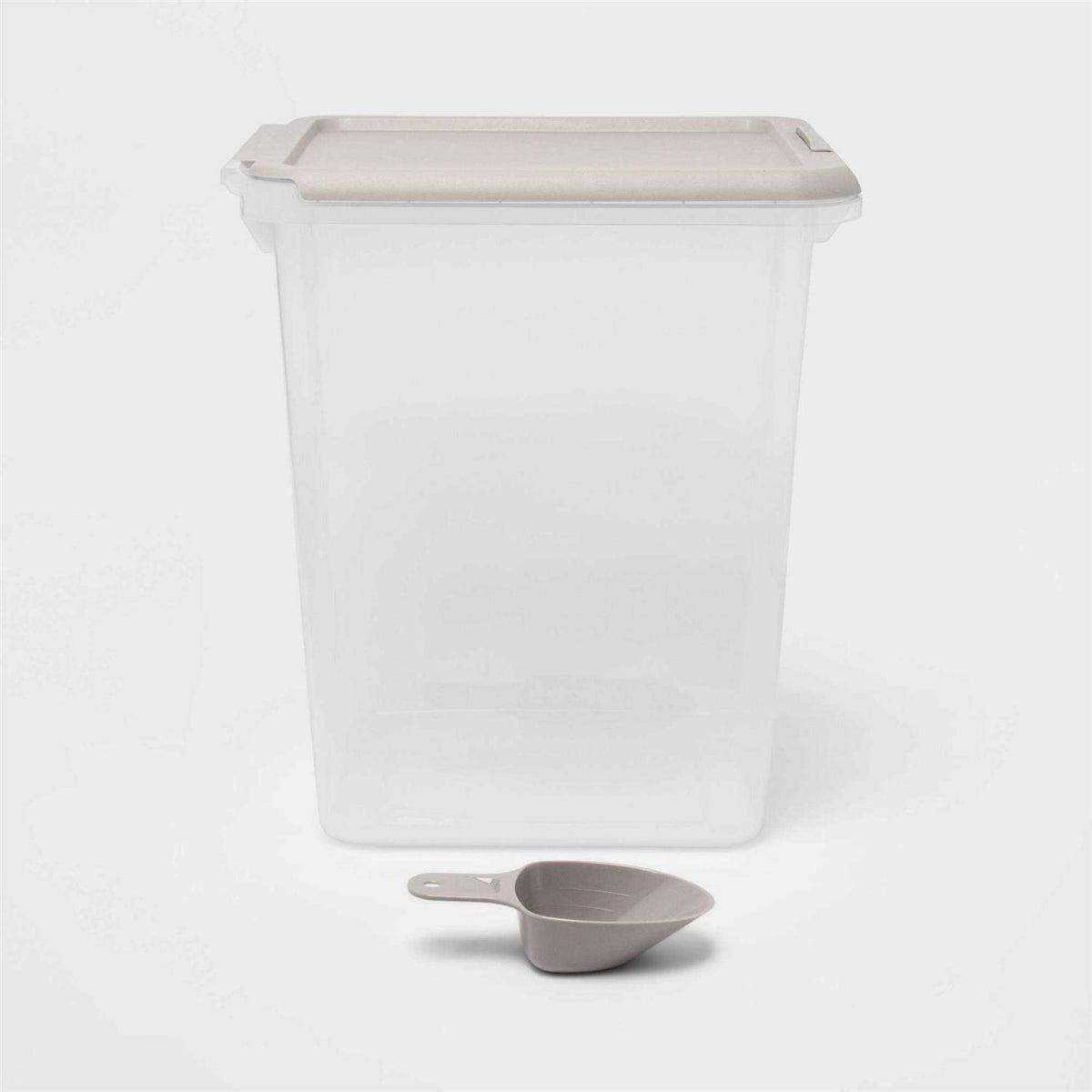 Pet Food Storage Tub with Built-in Scoop Z8986
