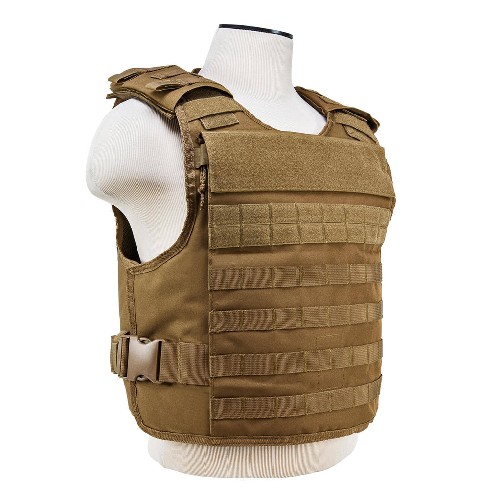 Tan 2XL Ballistic Plate Carrier Vest V6560