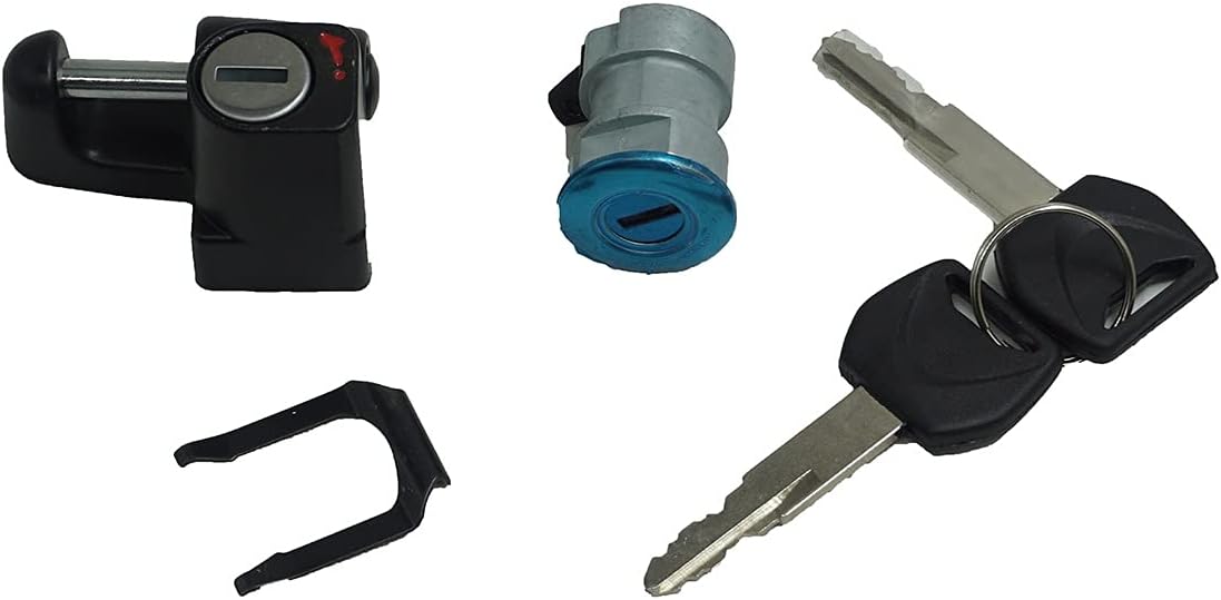 Ignition Switch Fuel Gas Cap Cover Seat Lock Key Set for Honda CRF250L 2013-2021, Pack of 2 R3863